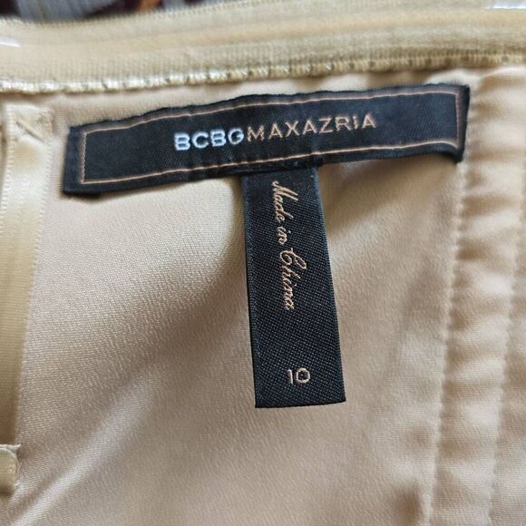 BCBG MaxAzria Inga One-Shoulder Silk Dress in begonia color. NWOT, Size 10. - Picture 10 of 11